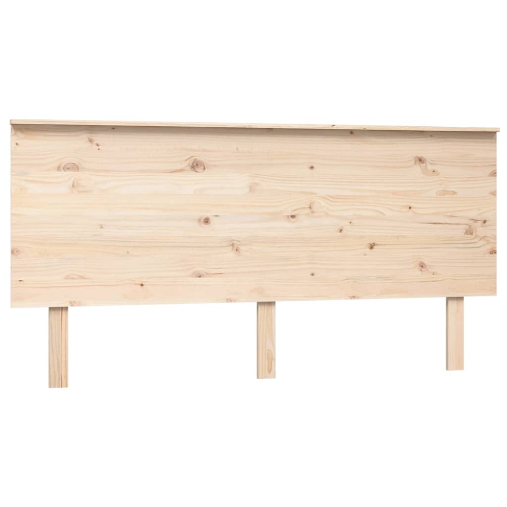 vidaXL Tăblie de pat, 164x6x82,5 cm, lemn masiv de pin