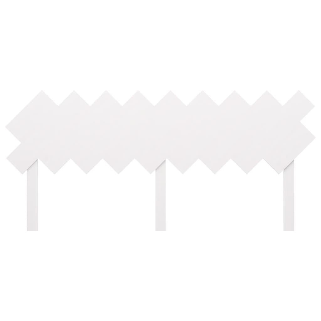 vidaXL Tăblie de pat, alb, 178x3x80,5 cm, lemn masiv de pin vidaXL Tăblie de pat, alb, 178x3x80,5 cm, lemn masiv de pin