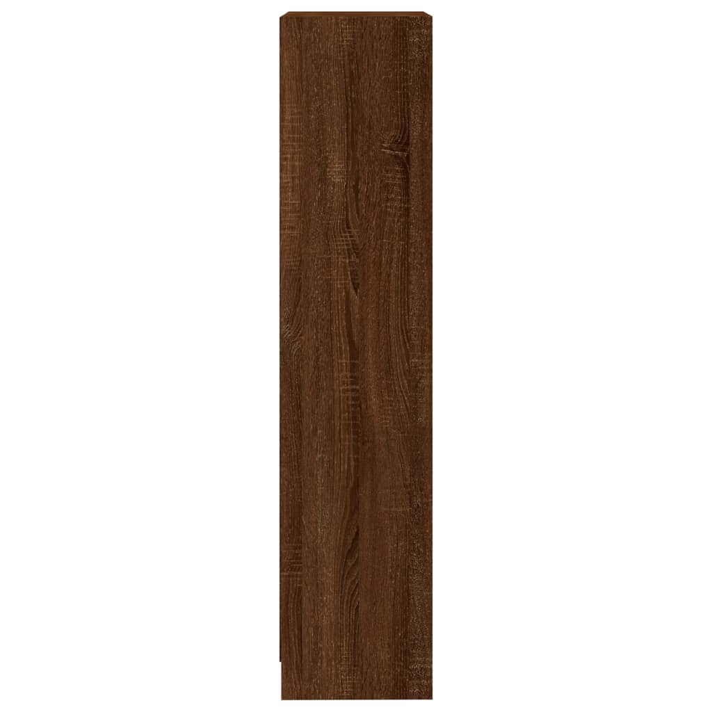 vidaXL Bibliotecă cu 3 niveluri stejar maro 40x24x109 cm lemn compozit vidaXL Bibliotecă cu 3 niveluri stejar maro 40x24x109 cm lemn compozit