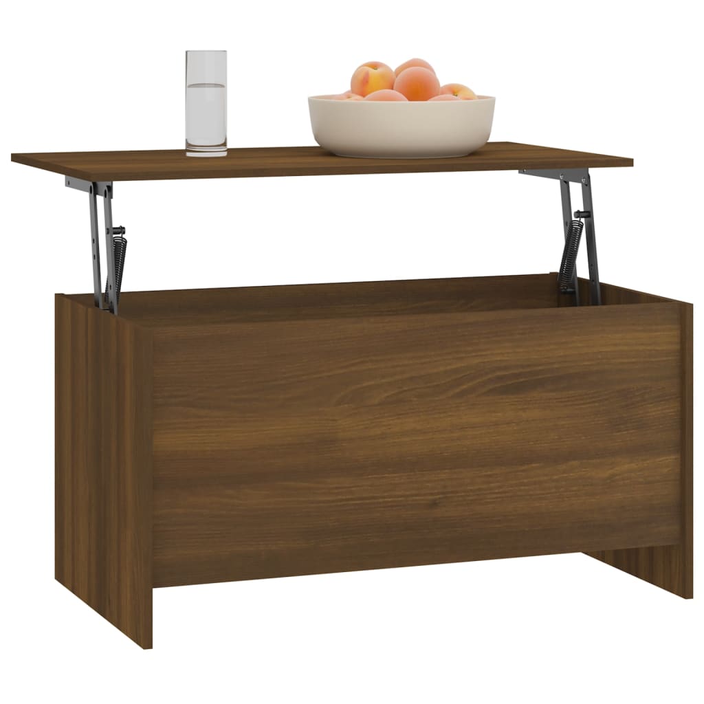vidaXL Măsuță de cafea, stejar maro, 102x55,5x52,5 cm, lemn prelucrat vidaXL Măsuță de cafea, stejar maro, 102x55,5x52,5 cm, lemn prelucrat