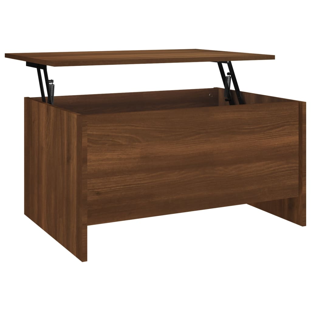 vidaXL Măsuță de cafea, stejar maro, 80x55,5x41,5 cm, lemn prelucrat vidaXL Măsuță de cafea, stejar maro, 80x55,5x41,5 cm, lemn prelucrat