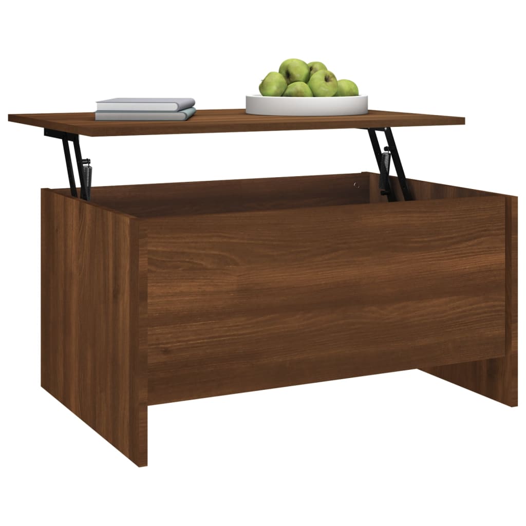 vidaXL Măsuță de cafea, stejar maro, 80x55,5x41,5 cm, lemn prelucrat vidaXL Măsuță de cafea, stejar maro, 80x55,5x41,5 cm, lemn prelucrat