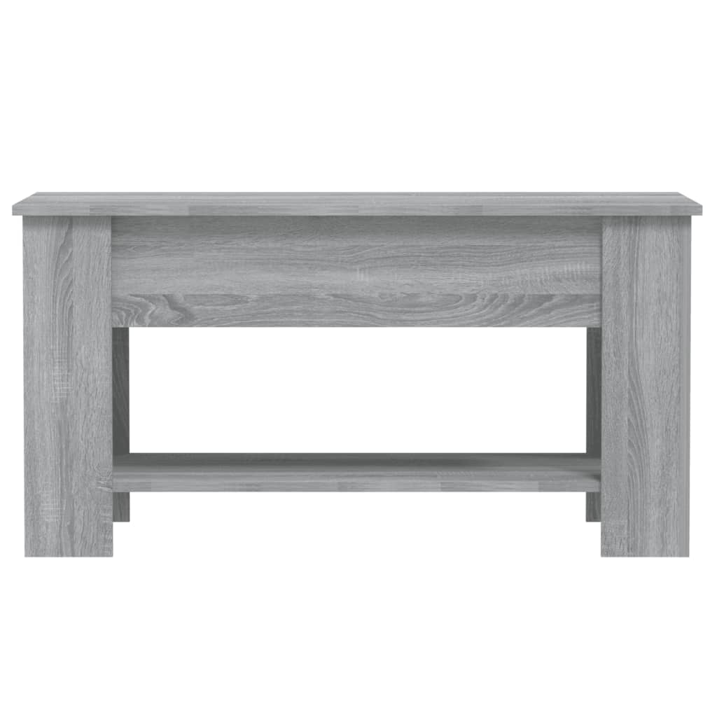 vidaXL Măsuță de cafea, gri sonoma, 101x49x52 cm, lemn prelucrat