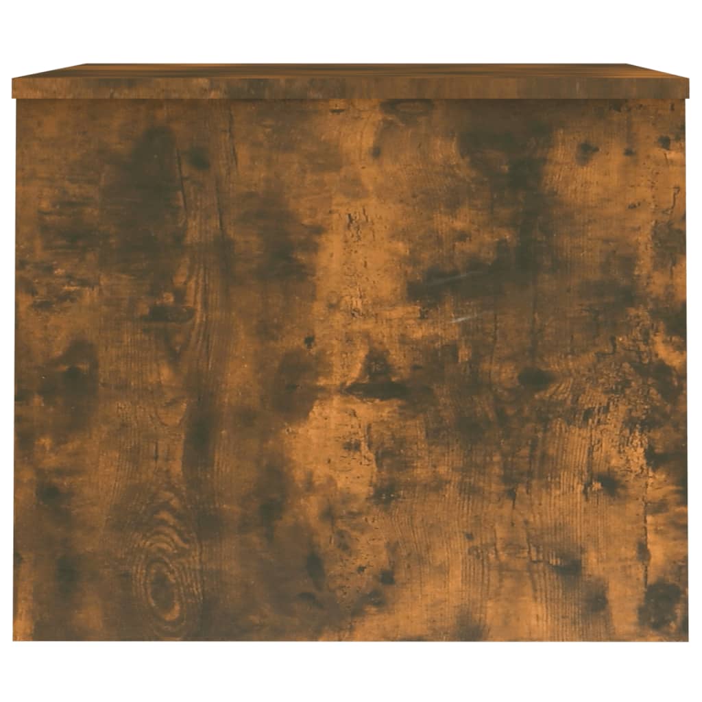 vidaXL Măsuță de cafea stejar fumuriu, 80x50,5x41,5 cm, lemn prelucrat vidaXL Măsuță de cafea stejar fumuriu, 80x50,5x41,5 cm, lemn prelucrat