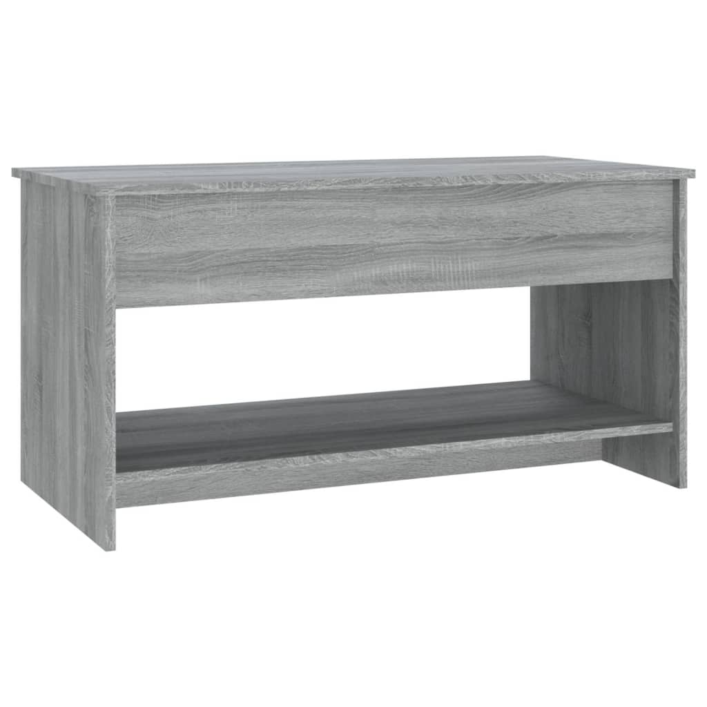 vidaXL Măsuță de cafea, gri sonoma, 102x50x52,5 cm, lemn prelucrat