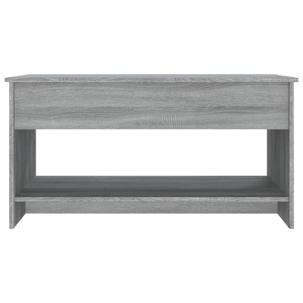 vidaXL Măsuță de cafea, gri sonoma, 102x50x52,5 cm, lemn prelucrat