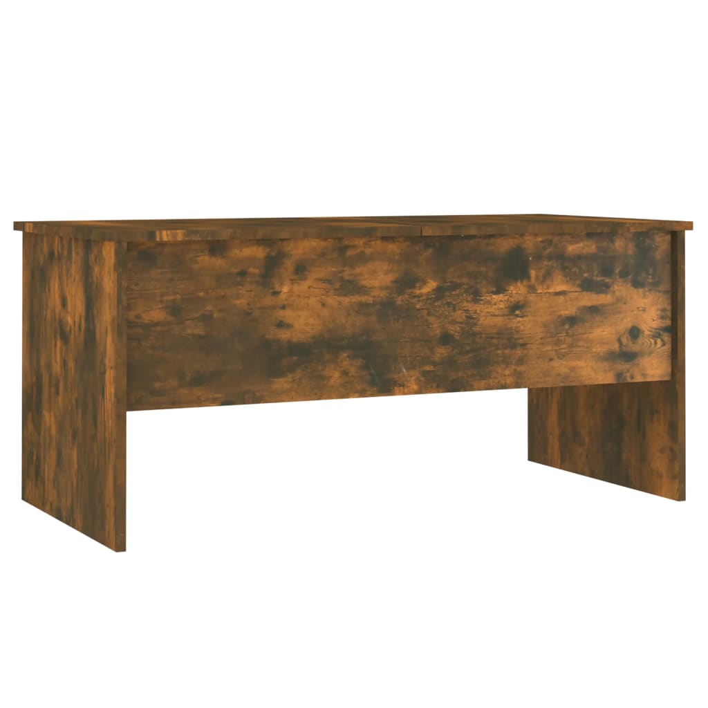 vidaXL Măsuță de cafea stejar fumuriu 102x50,5x46,5 cm lemn prelucrat