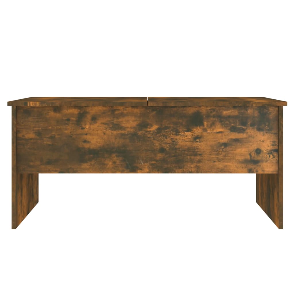 vidaXL Măsuță de cafea stejar fumuriu 102x50,5x46,5 cm lemn prelucrat