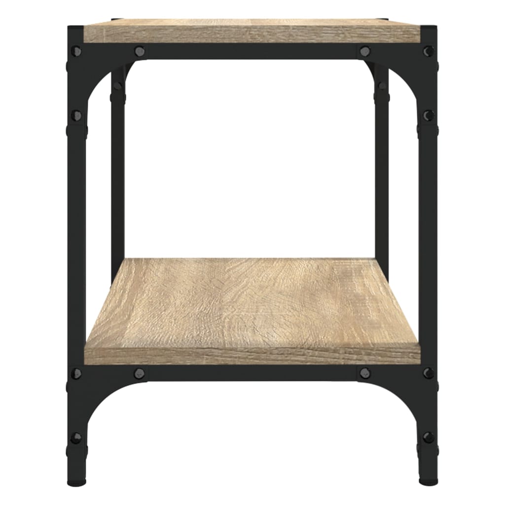 vidaXL Comodă TV, stejar sonoma, 40x33x41 cm, lemn prelucrat și oțel vidaXL Comodă TV, stejar sonoma, 40x33x41 cm, lemn prelucrat și oțel