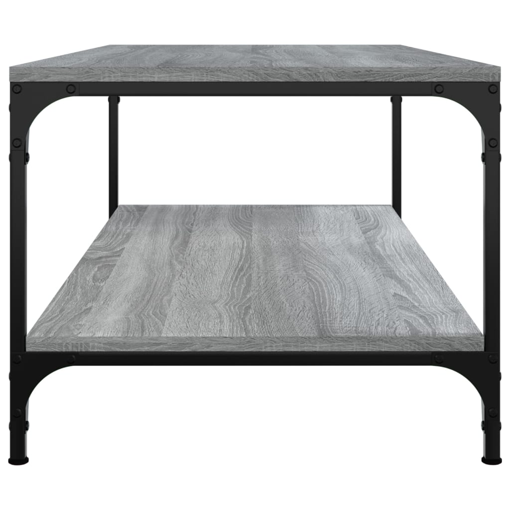 vidaXL Măsuță de cafea, gri sonoma, 80x50x40 cm, lemn prelucrat vidaXL Măsuță de cafea, gri sonoma, 80x50x40 cm, lemn prelucrat