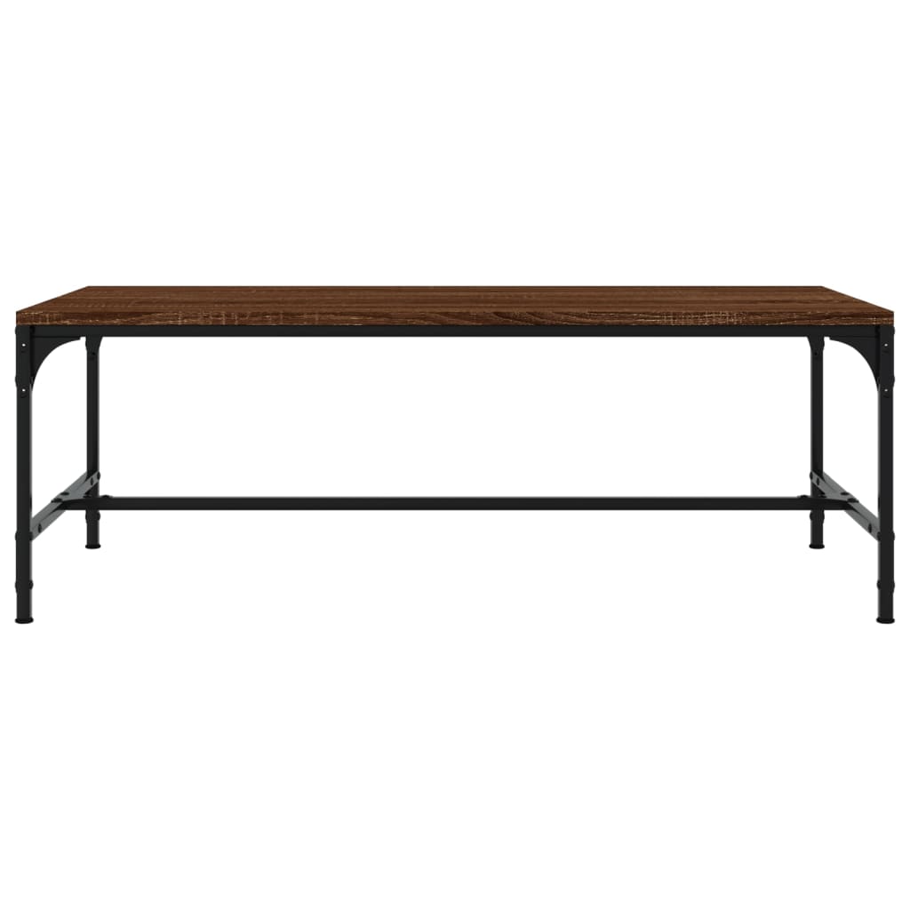 vidaXL Măsuță de cafea, stejar maro, 100x50x35 cm, lemn prelucrat vidaXL Măsuță de cafea, stejar maro, 100x50x35 cm, lemn prelucrat