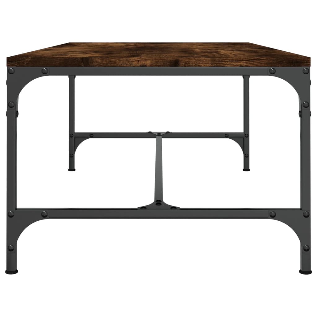 vidaXL Măsuță de cafea, stejar fumuriu, 80x50x35 cm, lemn prelucrat vidaXL Măsuță de cafea, stejar fumuriu, 80x50x35 cm, lemn prelucrat