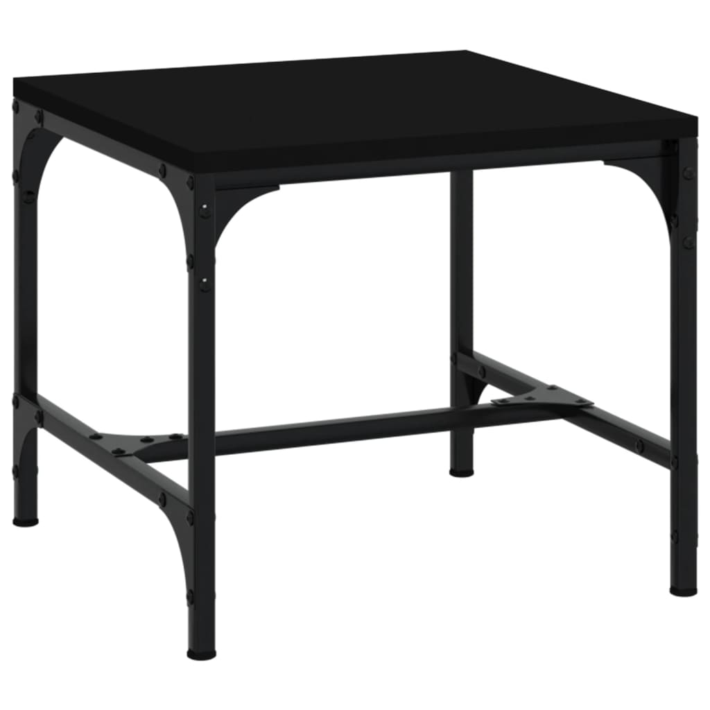vidaXL Masă laterală, negru, 40x40x35 cm, lemn prelucrat vidaXL Masă laterală, negru, 40x40x35 cm, lemn prelucrat