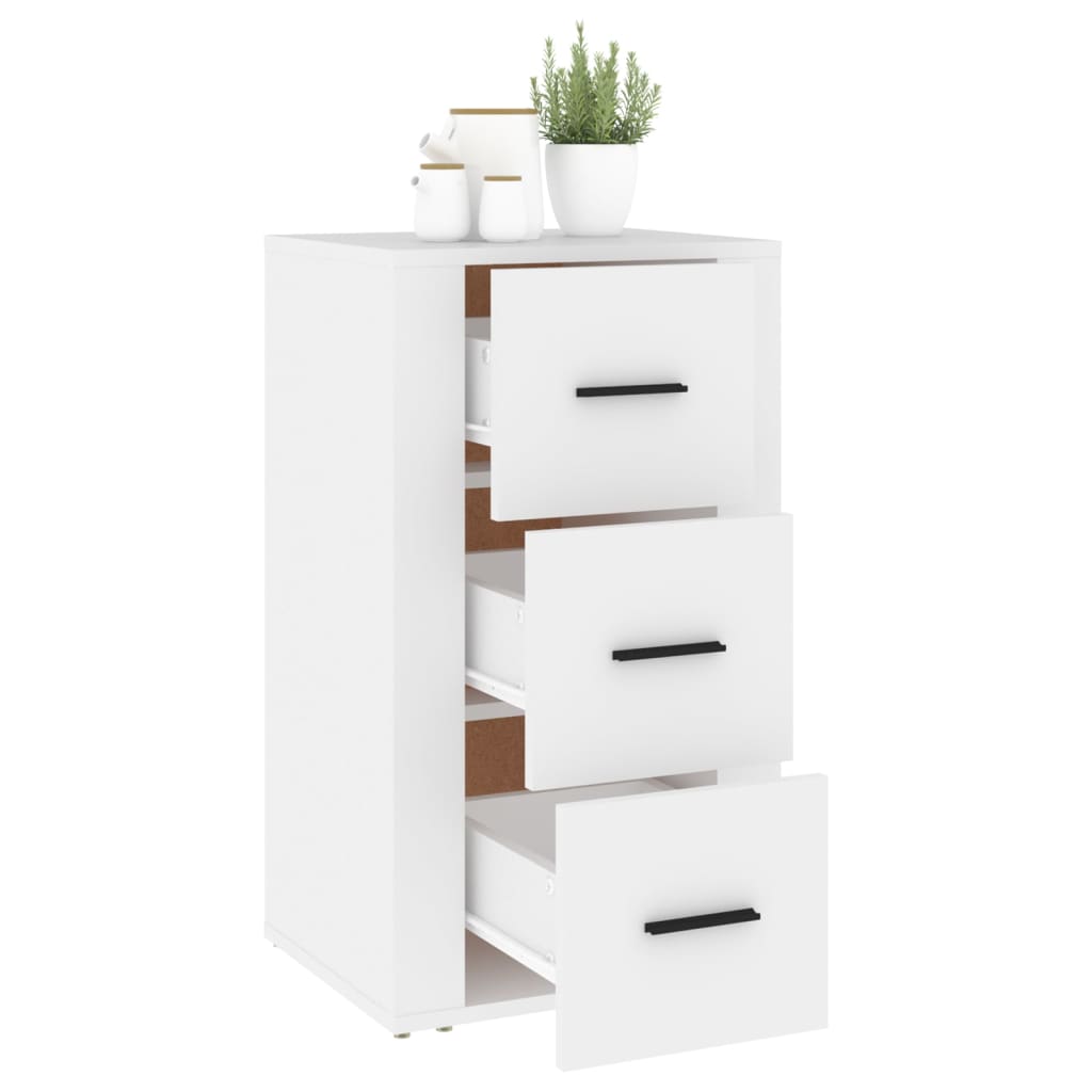 vidaXL Dulap, alb, 40x33x70 cm, lemn prelucrat
