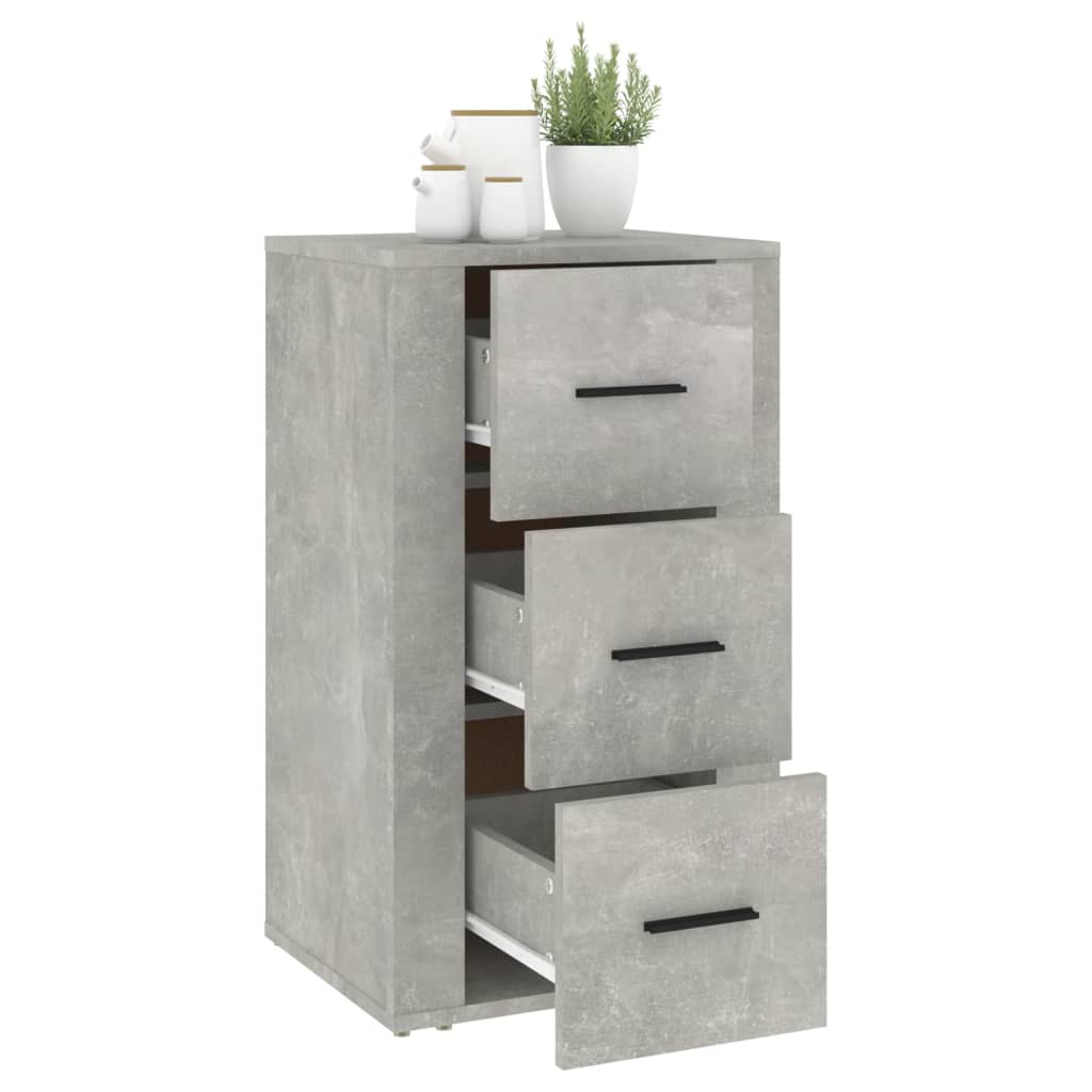 vidaXL Dulap, gri beton, 40x33x70 cm, lemn prelucrat vidaXL Dulap, gri beton, 40x33x70 cm, lemn prelucrat