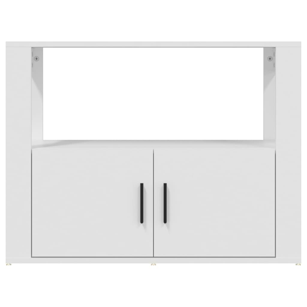 vidaXL Servantă, alb, 80x30x60 cm, lemn prelucrat vidaXL Servantă, alb, 80x30x60 cm, lemn prelucrat