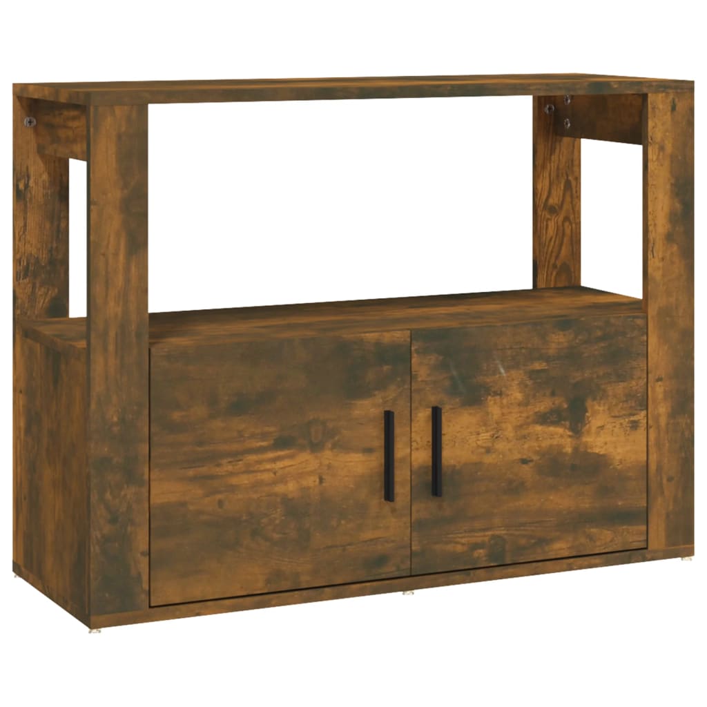 vidaXL Servantă, stejar fumuriu, 80x30x60 cm, lemn prelucrat vidaXL Servantă, stejar fumuriu, 80x30x60 cm, lemn prelucrat