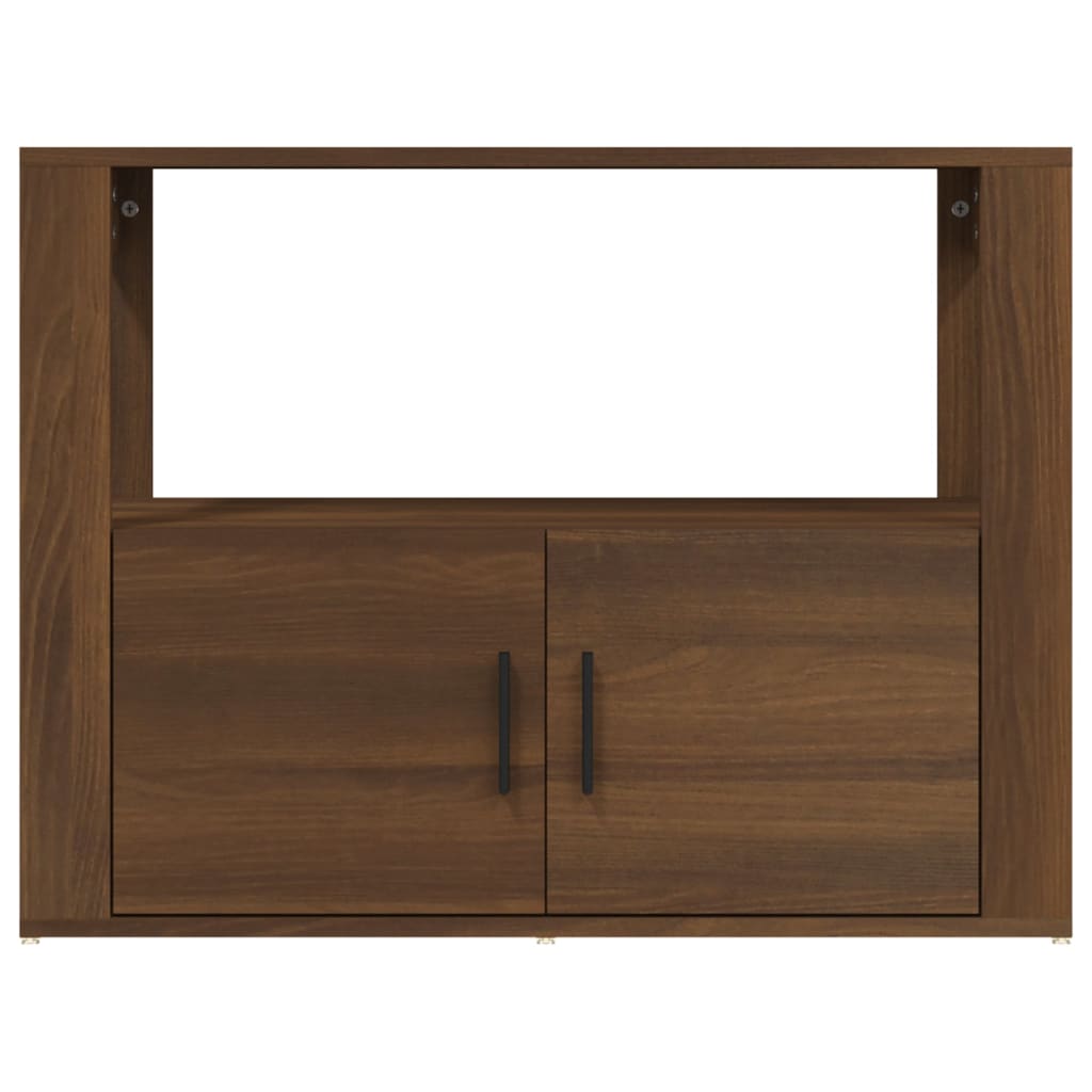 vidaXL Servantă, stejar maro, 80x30x60 cm, lemn prelucrat