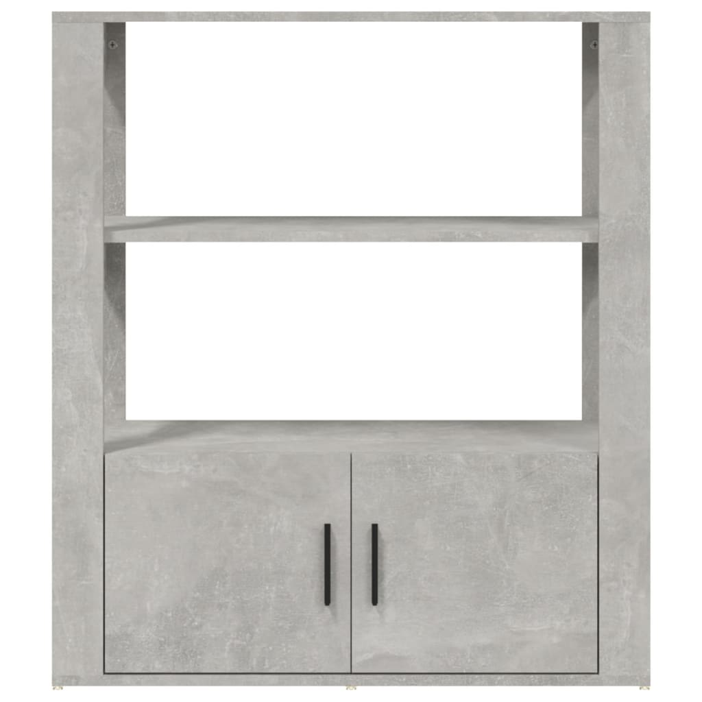 vidaXL Servantă, gri beton, 80x30x90 cm, lemn prelucrat vidaXL Servantă, gri beton, 80x30x90 cm, lemn prelucrat