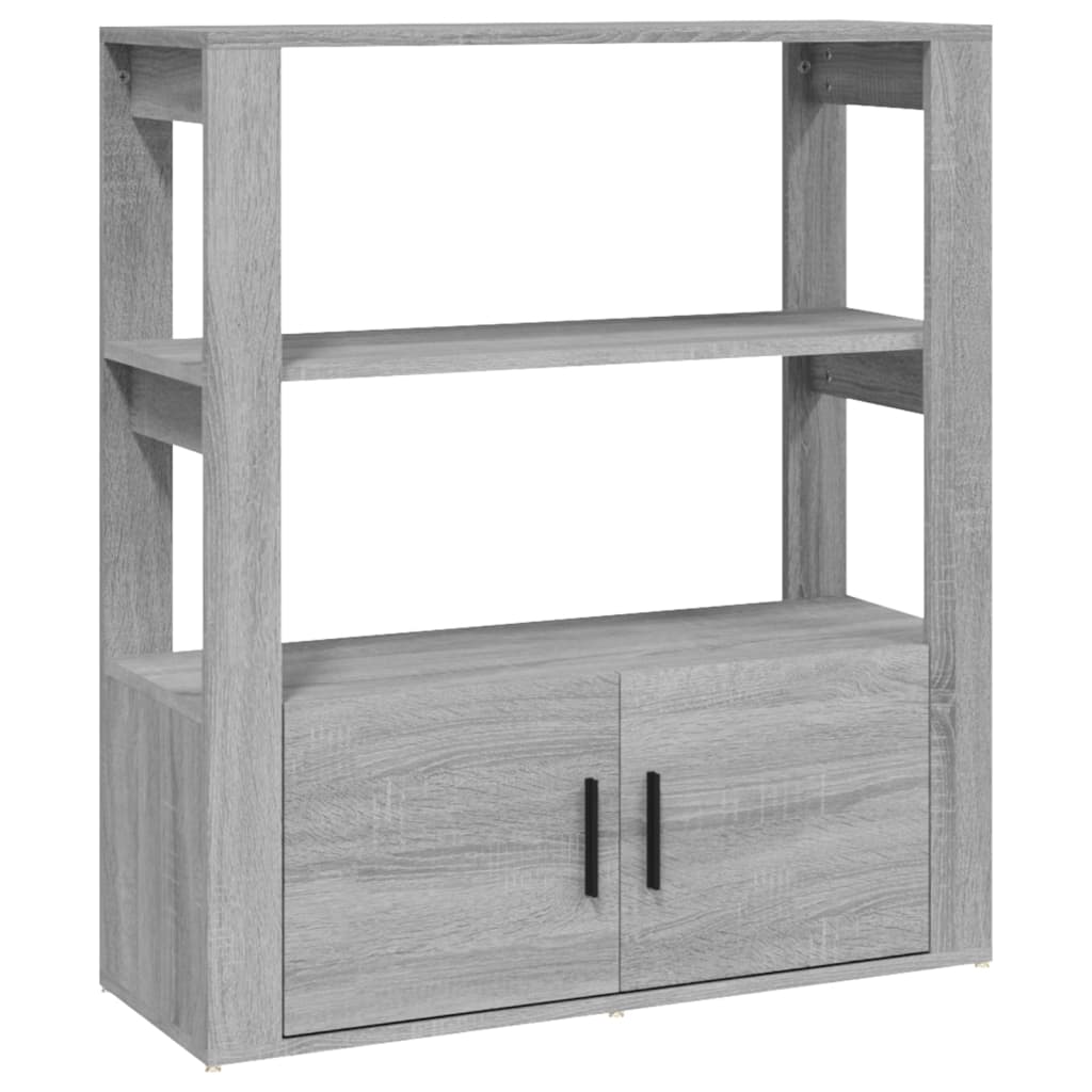vidaXL Servantă, gri sonoma, 80x30x90 cm, lemn prelucrat