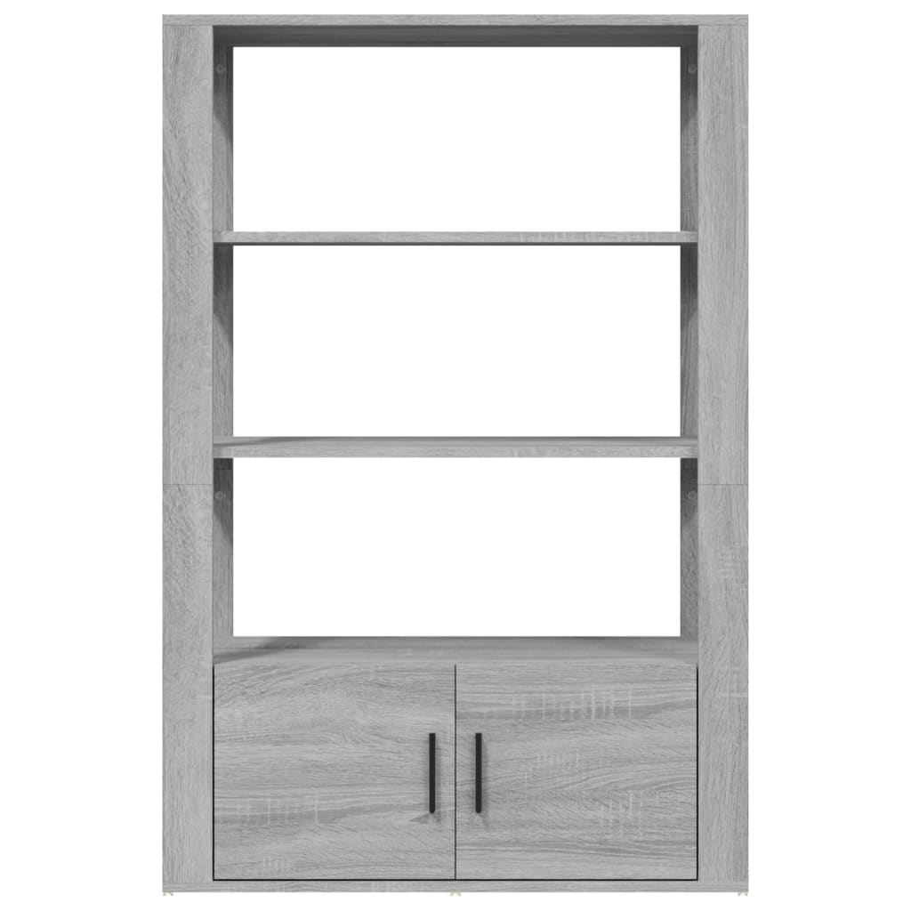vidaXL Servantă, gri sonoma, 80x30x119,5 cm, lemn prelucrat