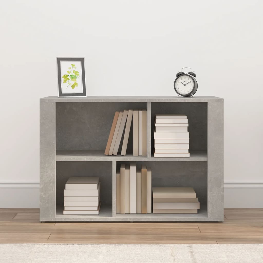 vidaXL Servantă, gri beton, 80x30x54 cm, lemn prelucrat vidaXL Servantă, gri beton, 80x30x54 cm, lemn prelucrat