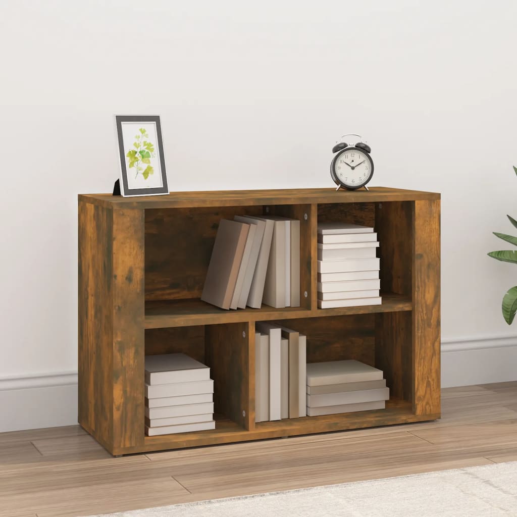vidaXL Servantă, stejar fumuriu, 80x30x54 cm, lemn prelucrat