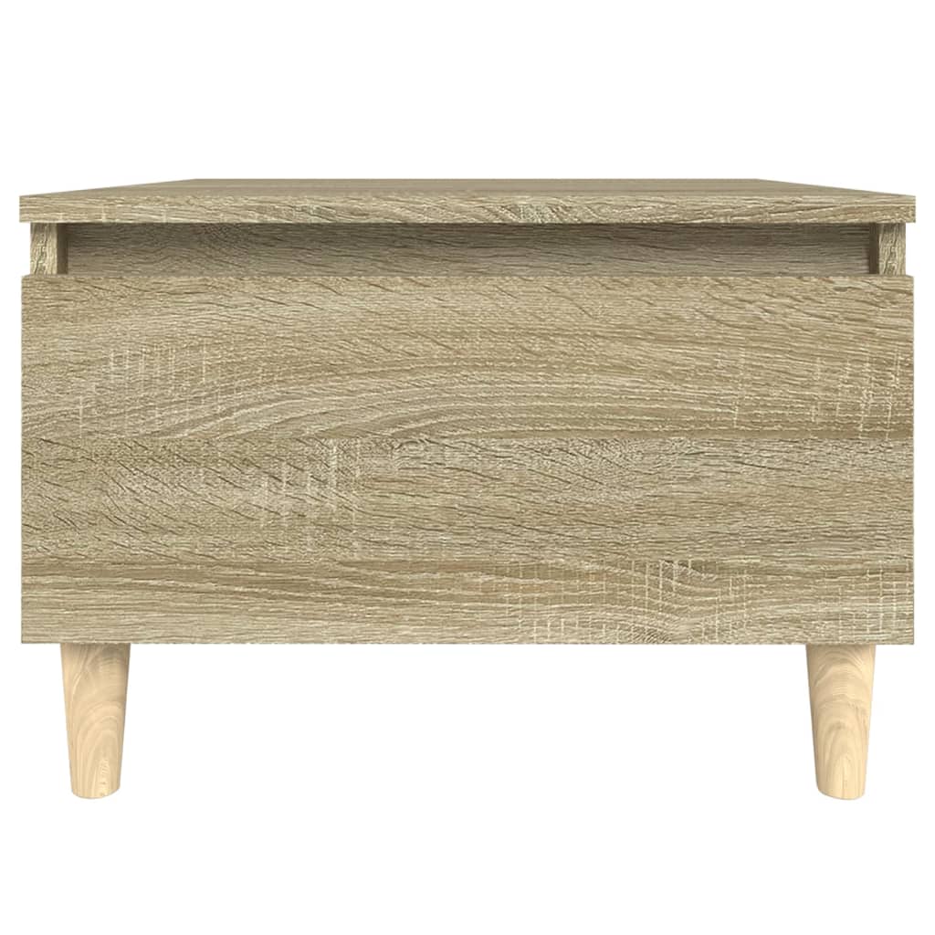 vidaXL Masă laterală, stejar sonoma, 50x46x35 cm, lemn compozit vidaXL Masă laterală, stejar sonoma, 50x46x35 cm, lemn compozit