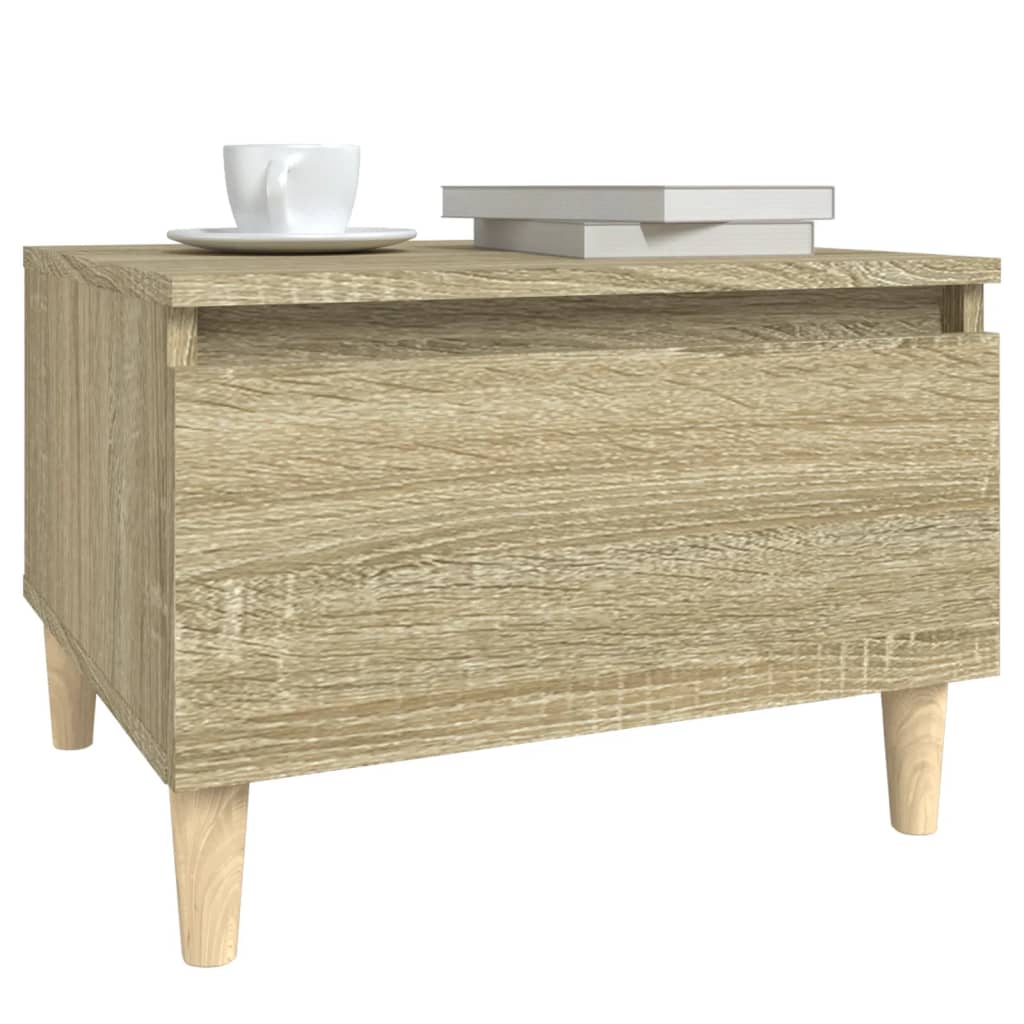 vidaXL Mese laterale 2 buc. stejar sonoma 50x46x35 cm lemn compozit