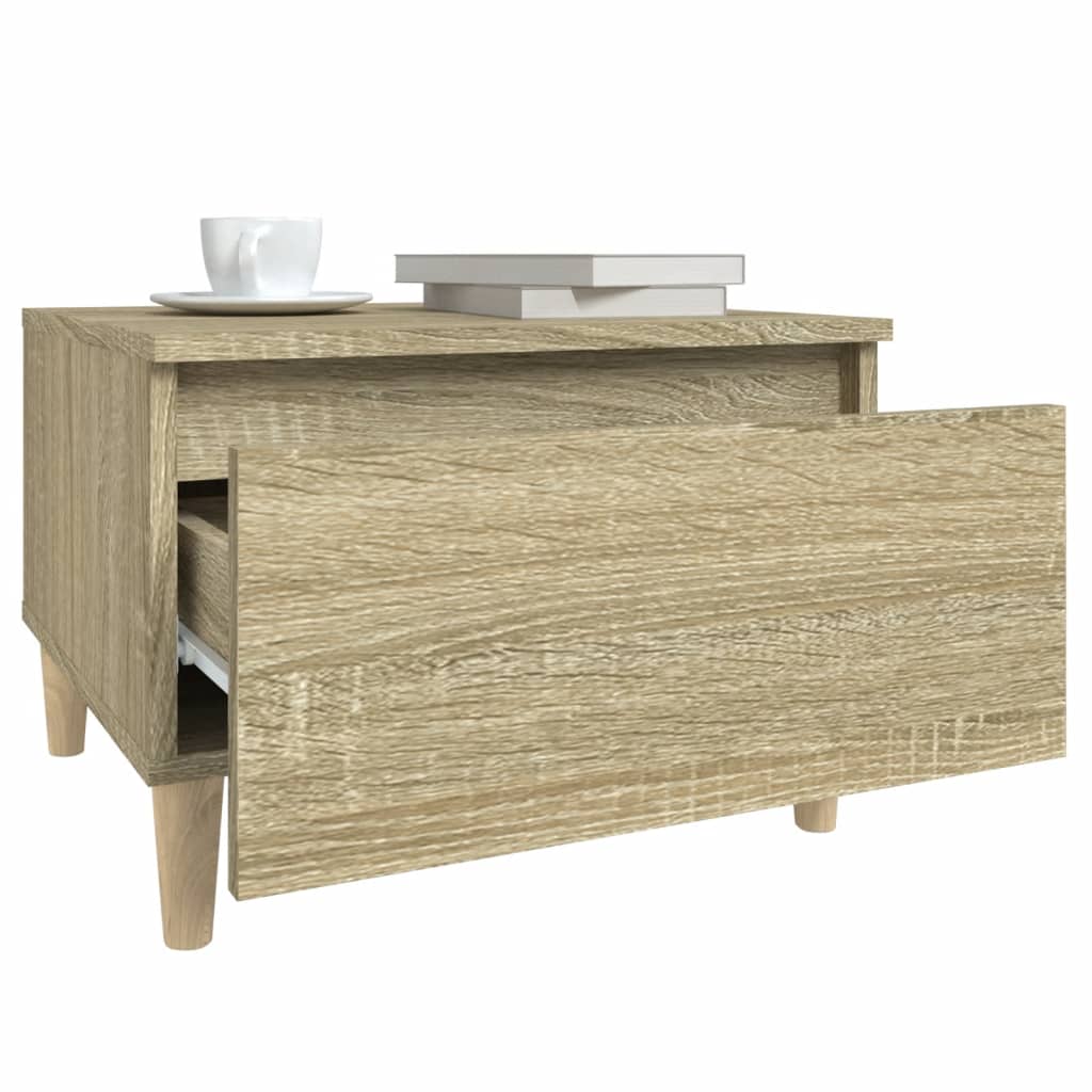 vidaXL Mese laterale 2 buc. stejar sonoma 50x46x35 cm lemn compozit