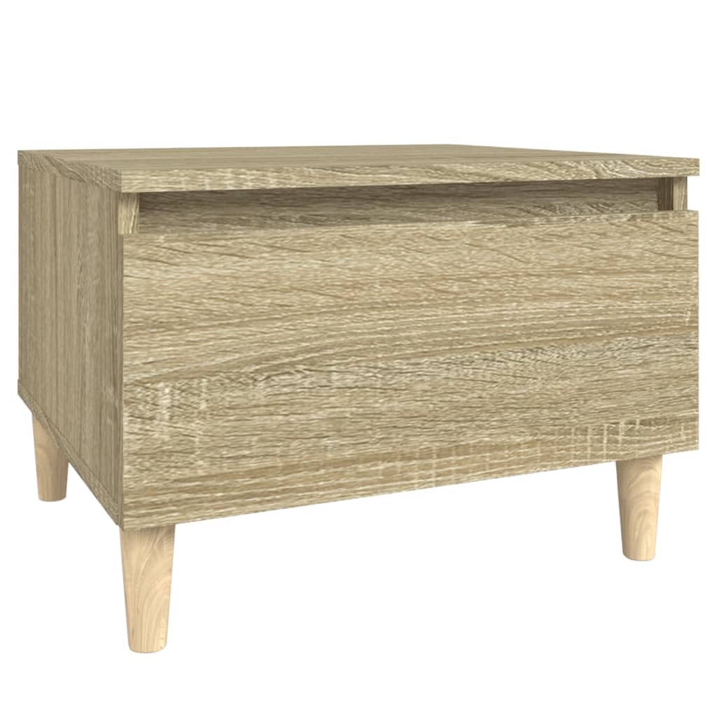 vidaXL Mese laterale 2 buc. stejar sonoma 50x46x35 cm lemn compozit