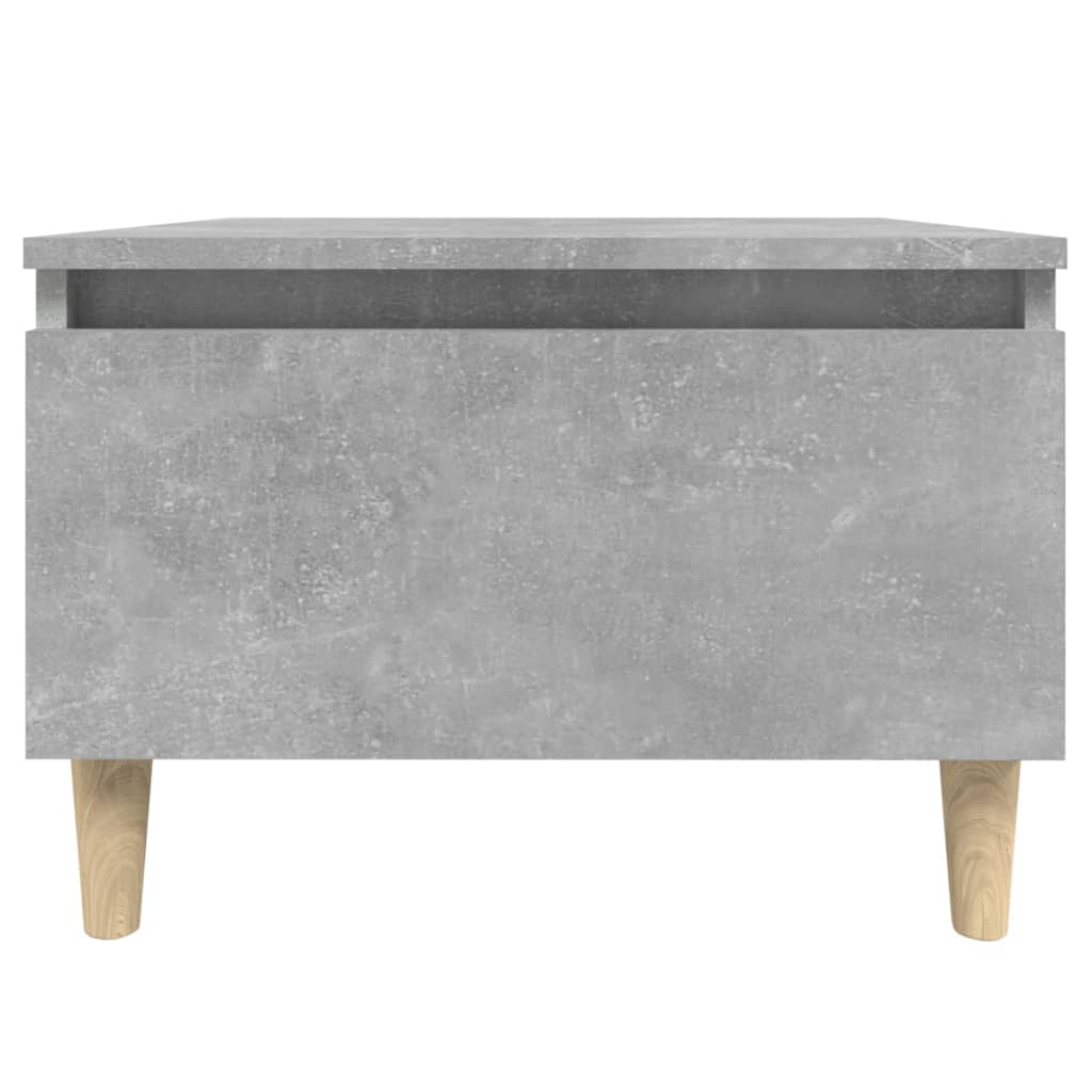 vidaXL Masă laterală, gri beton, 50x46x35 cm, lemn compozit vidaXL Masă laterală, gri beton, 50x46x35 cm, lemn compozit