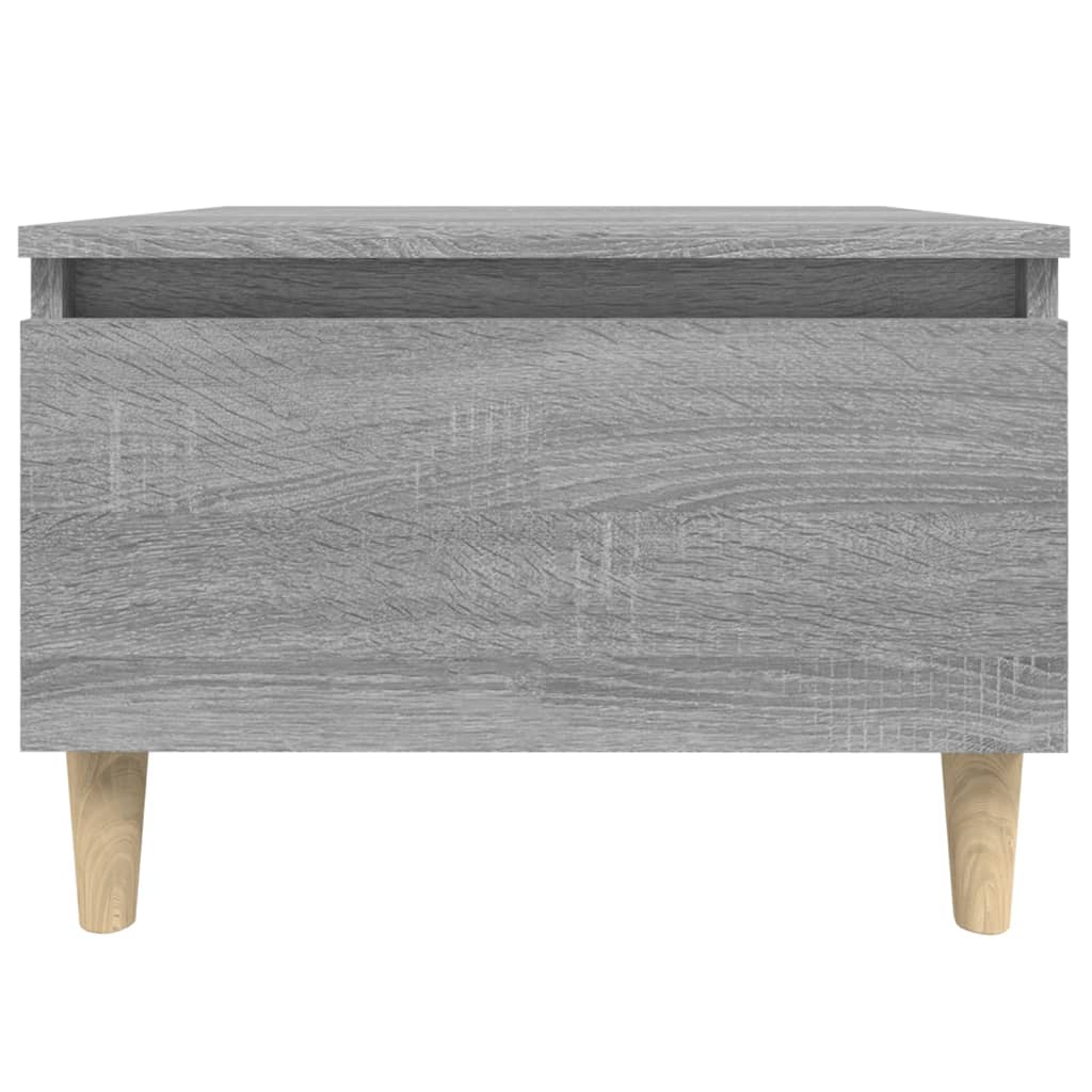 vidaXL Masă laterală, gri sonoma, 50x46x35 cm, lemn compozit vidaXL Masă laterală, gri sonoma, 50x46x35 cm, lemn compozit