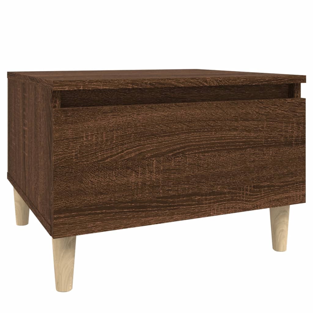 vidaXL Mese laterale 2 buc. stejar maro 50x46x35 cm lemn compozit