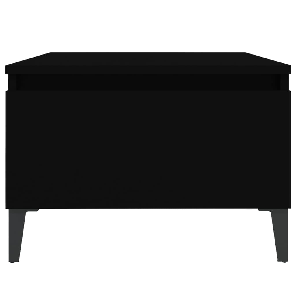 vidaXL Mese laterale, 2 buc., negru, 50x46x35 cm, lemn compozit