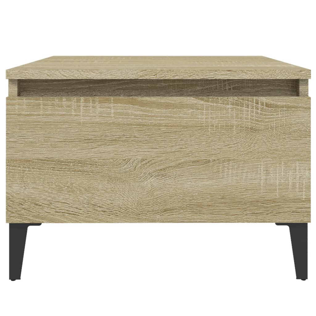 vidaXL Masă laterală, stejar sonoma, 50x46x35 cm, lemn compozit vidaXL Masă laterală, stejar sonoma, 50x46x35 cm, lemn compozit