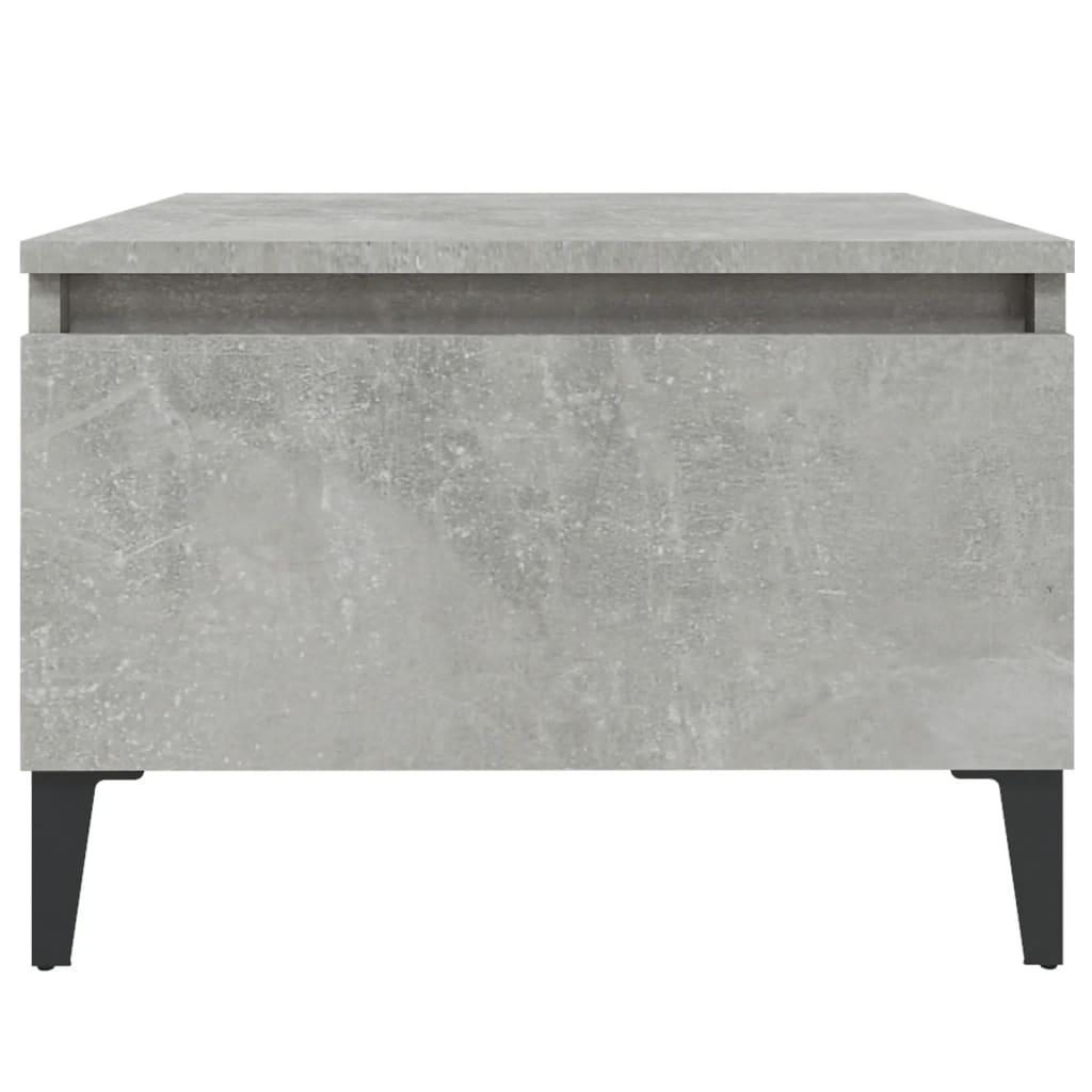vidaXL Mese laterale, 2 buc., gri beton, 50x46x35 cm, lemn compozit