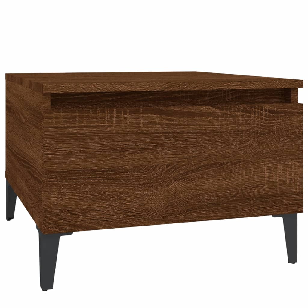 vidaXL Mese laterale 2 buc. stejar maro 50x46x35 cm lemn compozit