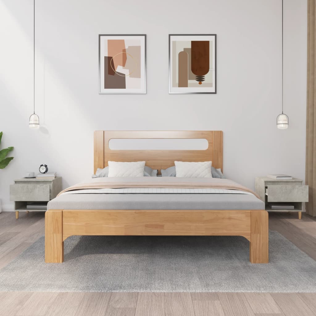 vidaXL Noptiere, 2 buc., gri beton, 50x46x50 cm, lemn prelucrat vidaXL Noptiere, 2 buc., gri beton, 50x46x50 cm, lemn prelucrat
