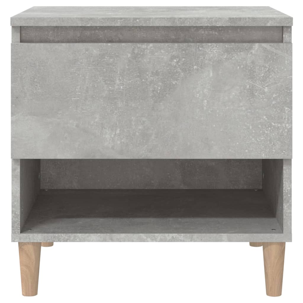 vidaXL Noptiere, 2 buc., gri beton, 50x46x50 cm, lemn prelucrat vidaXL Noptiere, 2 buc., gri beton, 50x46x50 cm, lemn prelucrat