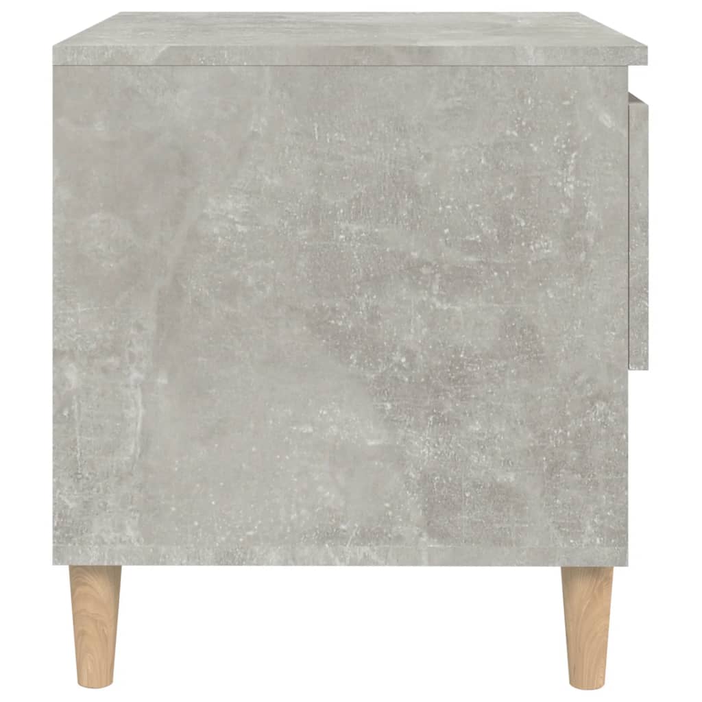 vidaXL Noptiere, 2 buc., gri beton, 50x46x50 cm, lemn prelucrat vidaXL Noptiere, 2 buc., gri beton, 50x46x50 cm, lemn prelucrat