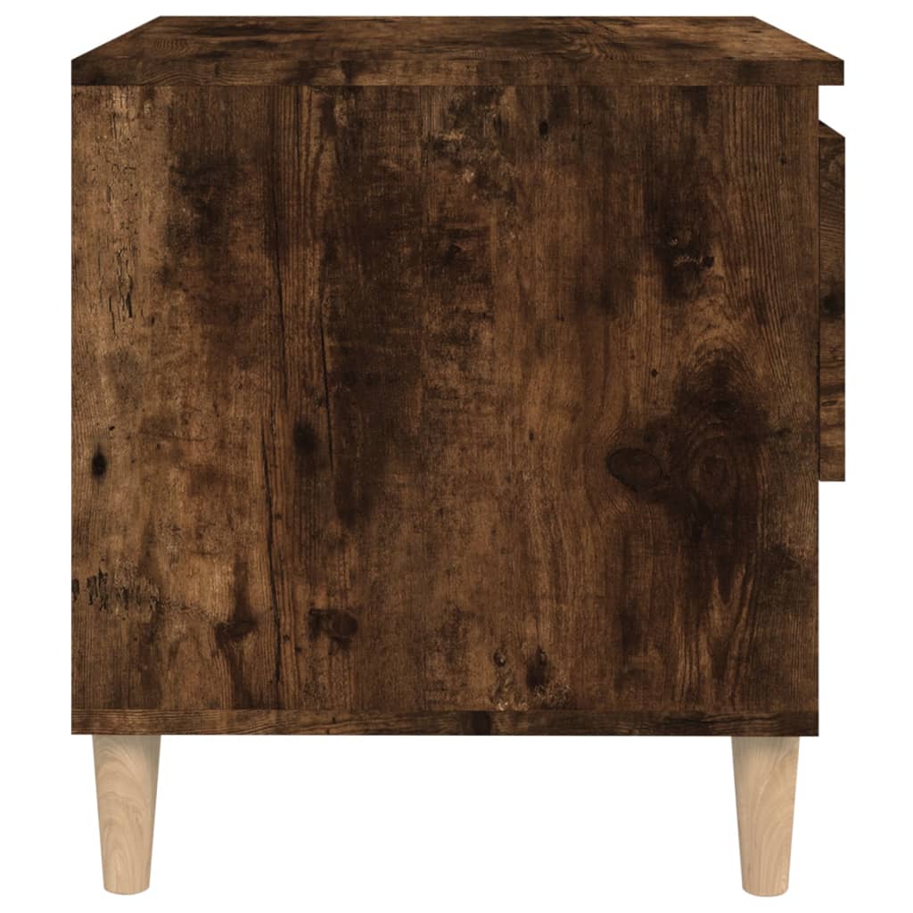 vidaXL Noptieră, 2 buc., stejar fumuriu, 50x46x50 cm, lemn prelucrat vidaXL Noptieră, 2 buc., stejar fumuriu, 50x46x50 cm, lemn prelucrat
