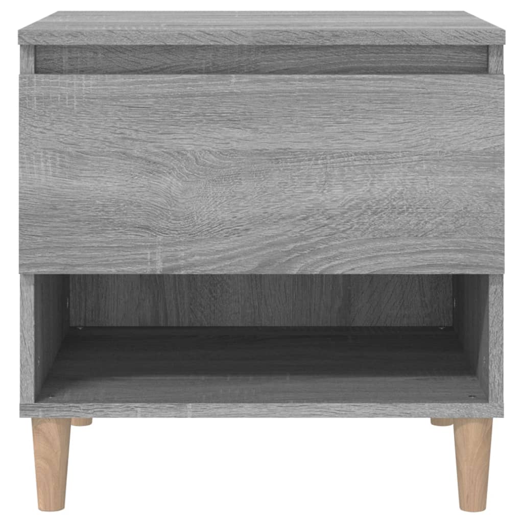 vidaXL Noptiere, 2 buc., gri sonoma, 50x46x50 cm, lemn prelucrat vidaXL Noptiere, 2 buc., gri sonoma, 50x46x50 cm, lemn prelucrat