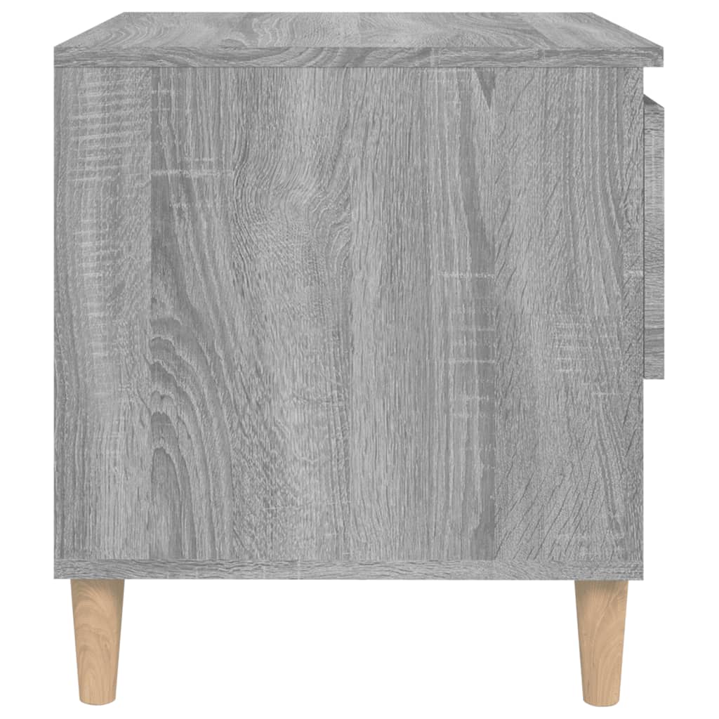 vidaXL Noptiere, 2 buc., gri sonoma, 50x46x50 cm, lemn prelucrat vidaXL Noptiere, 2 buc., gri sonoma, 50x46x50 cm, lemn prelucrat