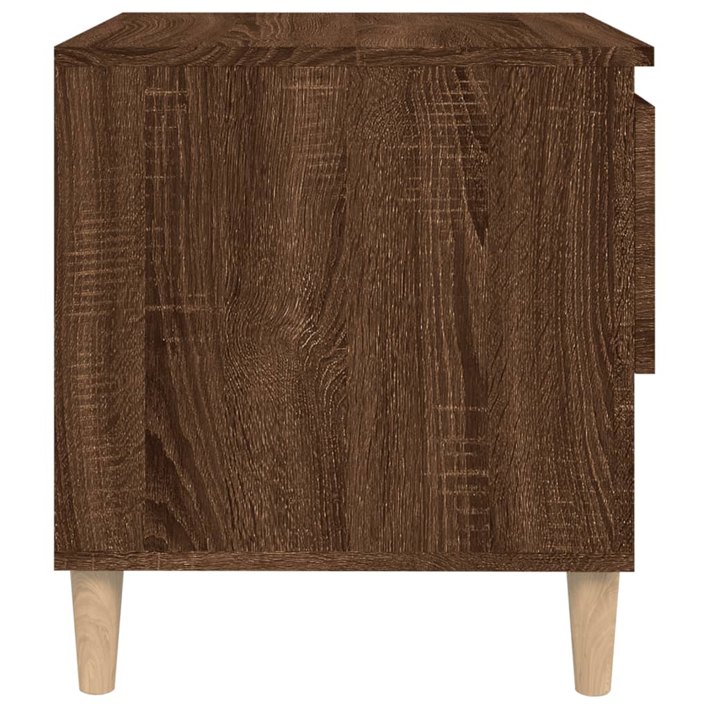 vidaXL Noptieră, 2 buc., stejar maro, 50x46x50 cm, lemn prelucrat vidaXL Noptieră, 2 buc., stejar maro, 50x46x50 cm, lemn prelucrat