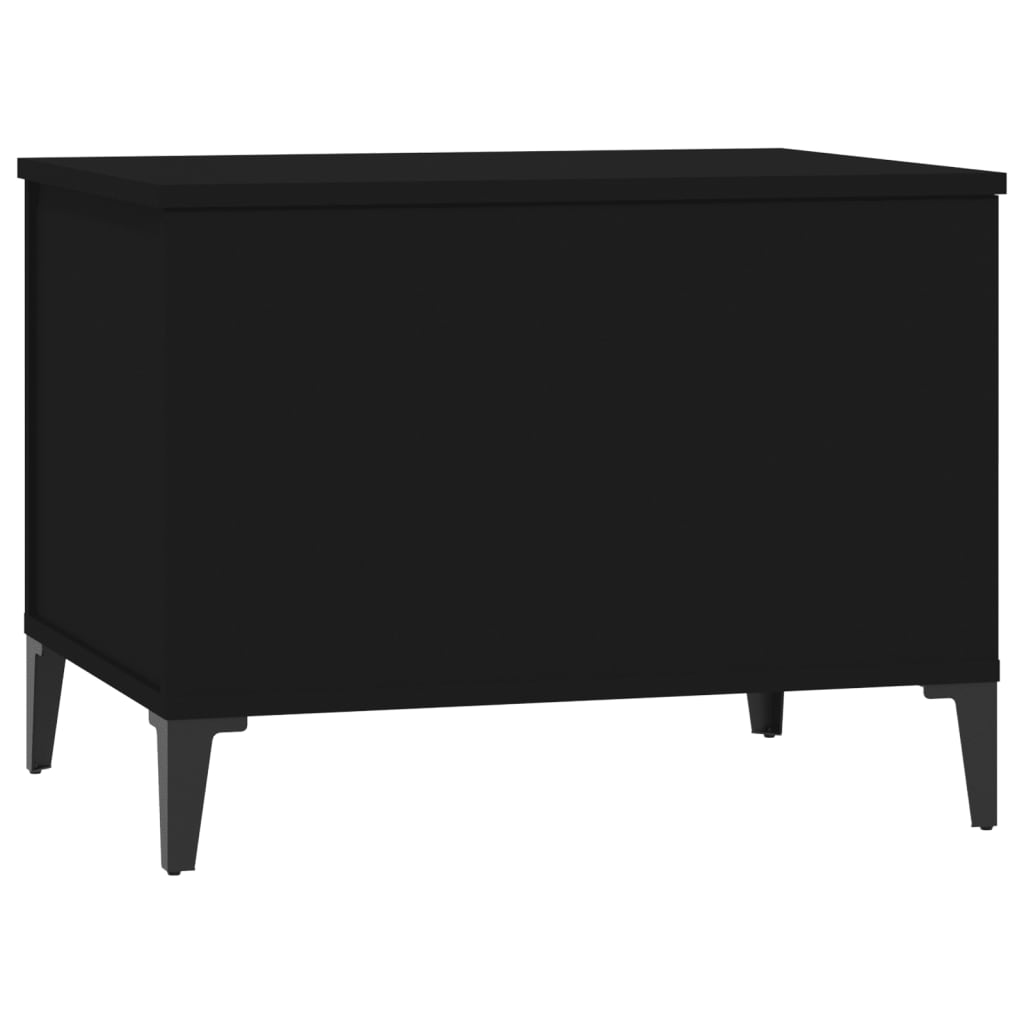 vidaXL Măsuță de cafea, negru, 60x44,5x45 cm, lemn prelucrat vidaXL Măsuță de cafea, negru, 60x44,5x45 cm, lemn prelucrat
