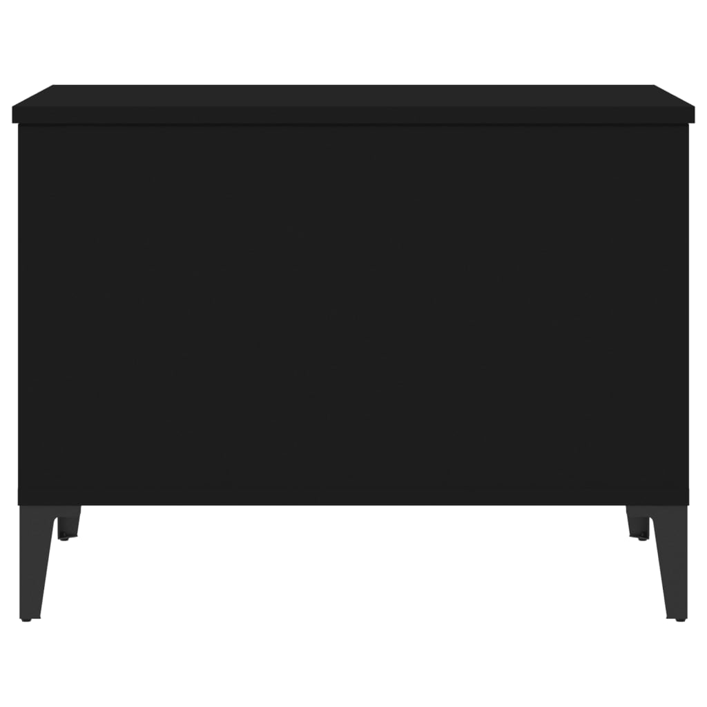 vidaXL Măsuță de cafea, negru, 60x44,5x45 cm, lemn prelucrat vidaXL Măsuță de cafea, negru, 60x44,5x45 cm, lemn prelucrat
