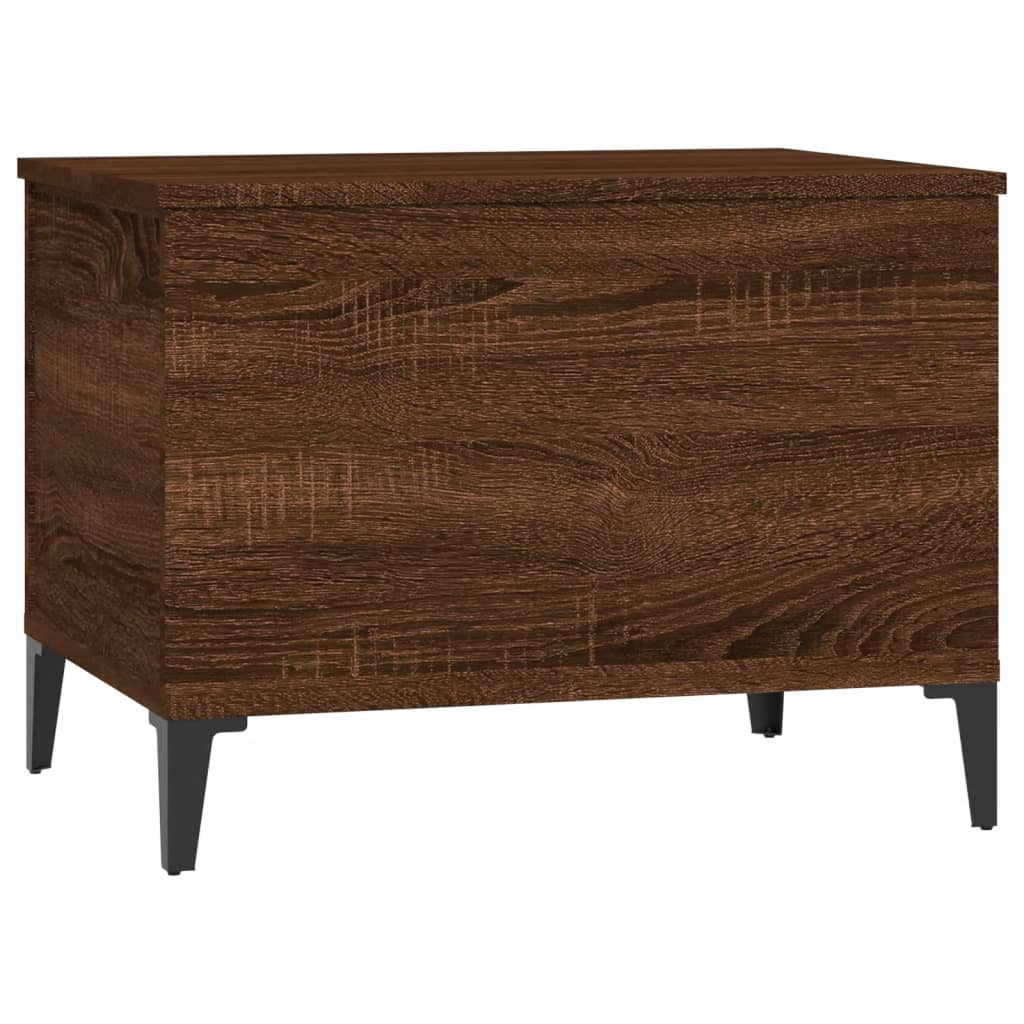 vidaXL Măsuță de cafea, stejar maro, 60x44,5x45 cm, lemn prelucrat vidaXL Măsuță de cafea, stejar maro, 60x44,5x45 cm, lemn prelucrat