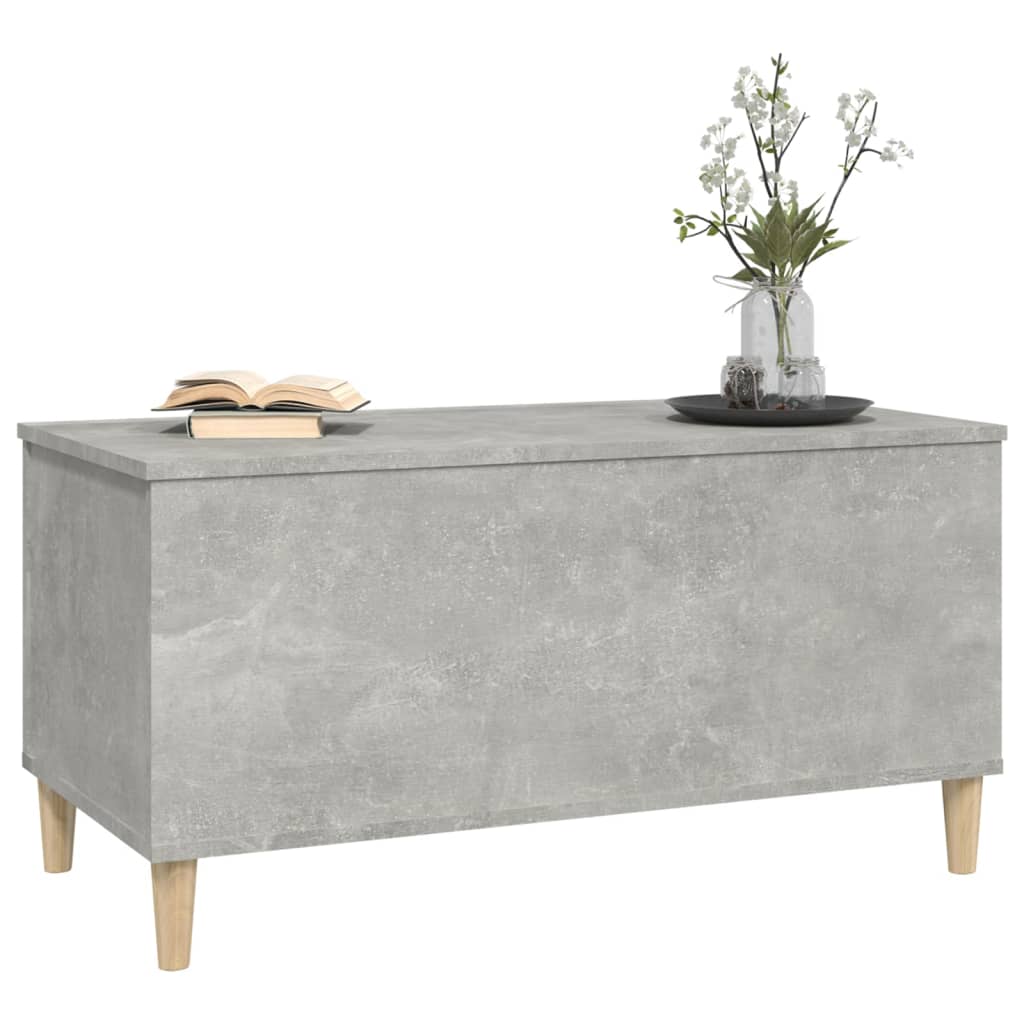 vidaXL Măsuță de cafea, gri beton, 90x44,5x45 cm, lemn compozit vidaXL Măsuță de cafea, gri beton, 90x44,5x45 cm, lemn compozit