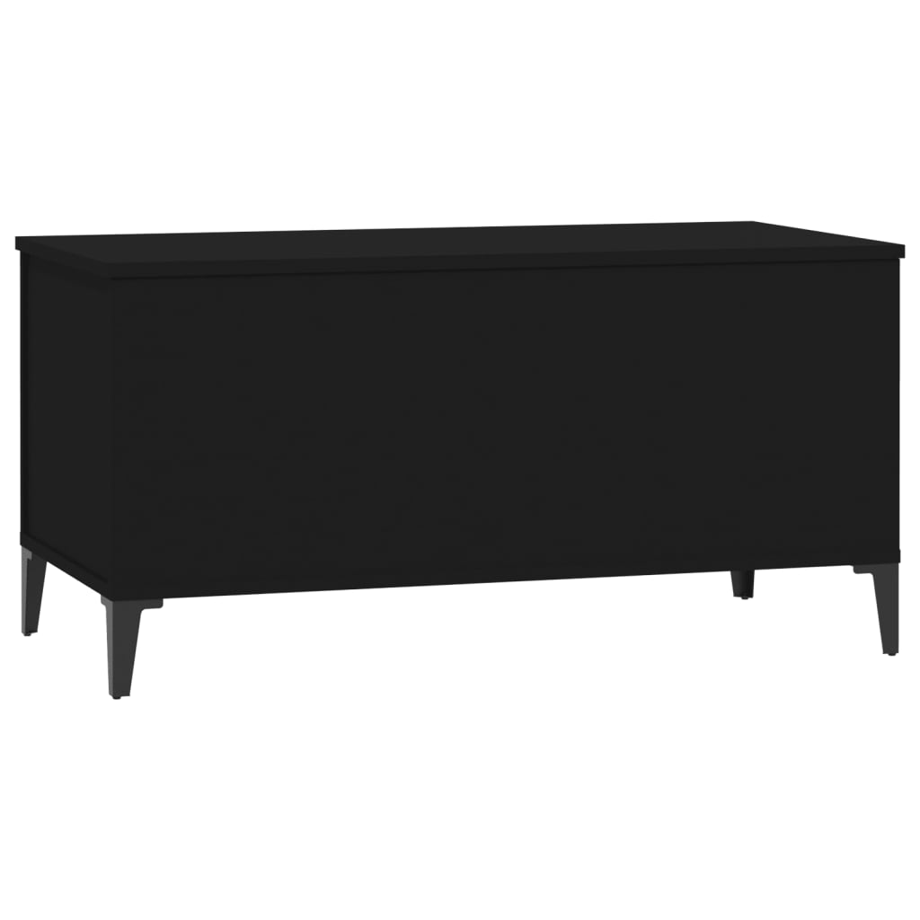 vidaXL Măsuță de cafea, negru, 90x44,5x45 cm, lemn compozit vidaXL Măsuță de cafea, negru, 90x44,5x45 cm, lemn compozit